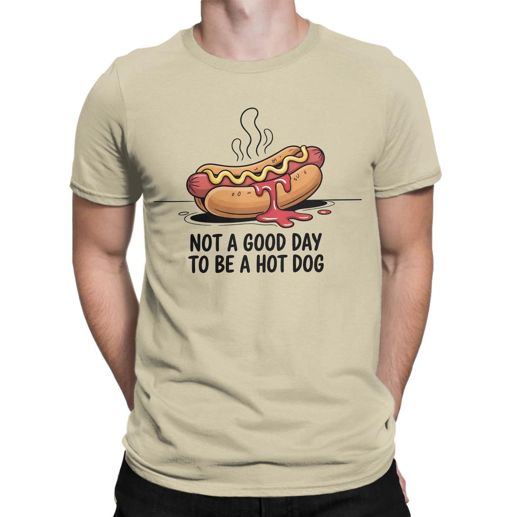 Not A Good Day To Be A Hot Dog Funny 100 Cotton Tshirt Chud Consuming Hotdogs Tops Tees For Unisex