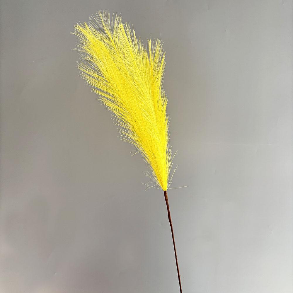 55CM 5/10/20PCS Fluffy Pampas Grass Boho Decor Flower Fake Plant Reed Simulated Wedding Party Home Decoration Artificial Flowers