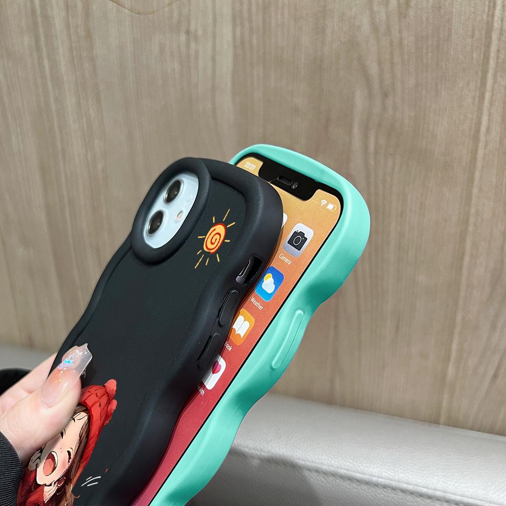 Model pictat Big Wave Edge Material din silicon moale Husa pentru telefon Macaron Carcasă de protecție antișoc din cauciuc pentru OnePlus Vivo Motorola Moto