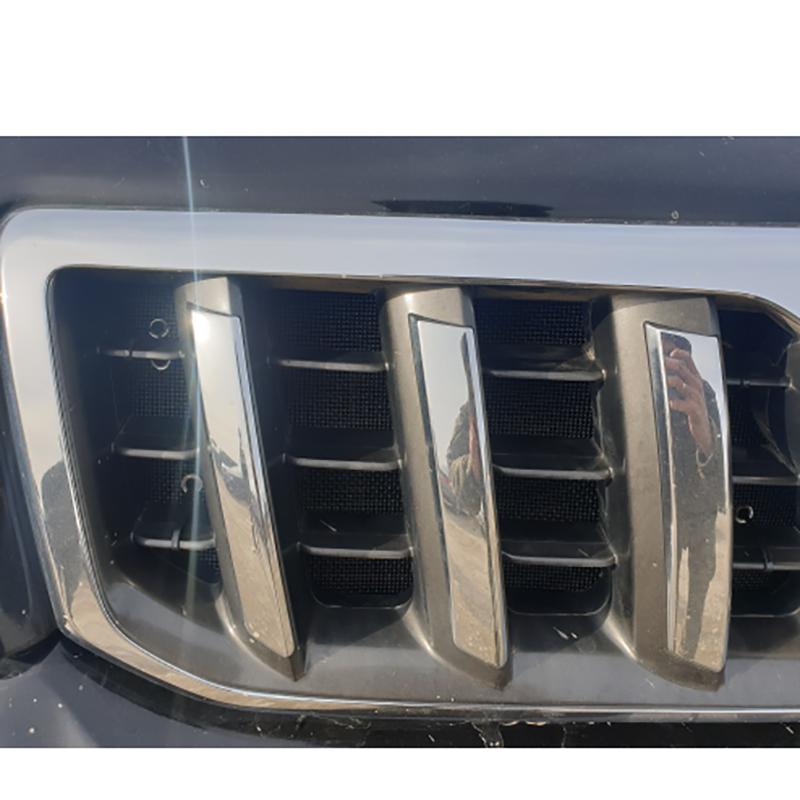 Front Head Grille Insert Net Insect Screening Mesh Cover Trim Protection For Toyota Land Cruiser Prado 120 2003-2007 2008 2009