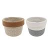 Cotton Rope Basket Large Toys Storage Woven Basket Decorative Round Closet Organizer for Clothes Towels Blankets