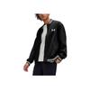 Under Armour Wygodna Minimalistyczny Nadruk Logo Kurtka z Długim Rękawem Kurtka Unisex Czarna 1389368-001