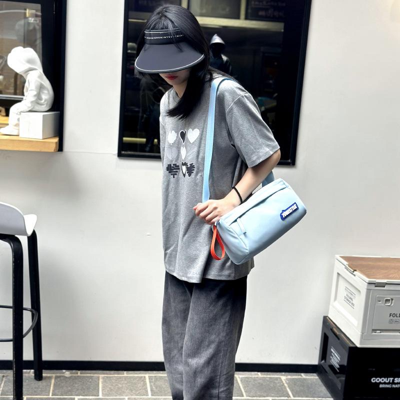 Korean Fashion Women's and Men's One Shoulder Small Bag, Casual and Versatile Men's Trendy Brand Crossbody Bag, Japanese Workwear Style Messenger Bag
