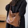 Spring 2026 Soft Leather Large Capacity Women's Tote Bag Commuter Crossbody Backpack Multi-Functial Shoulder Bag