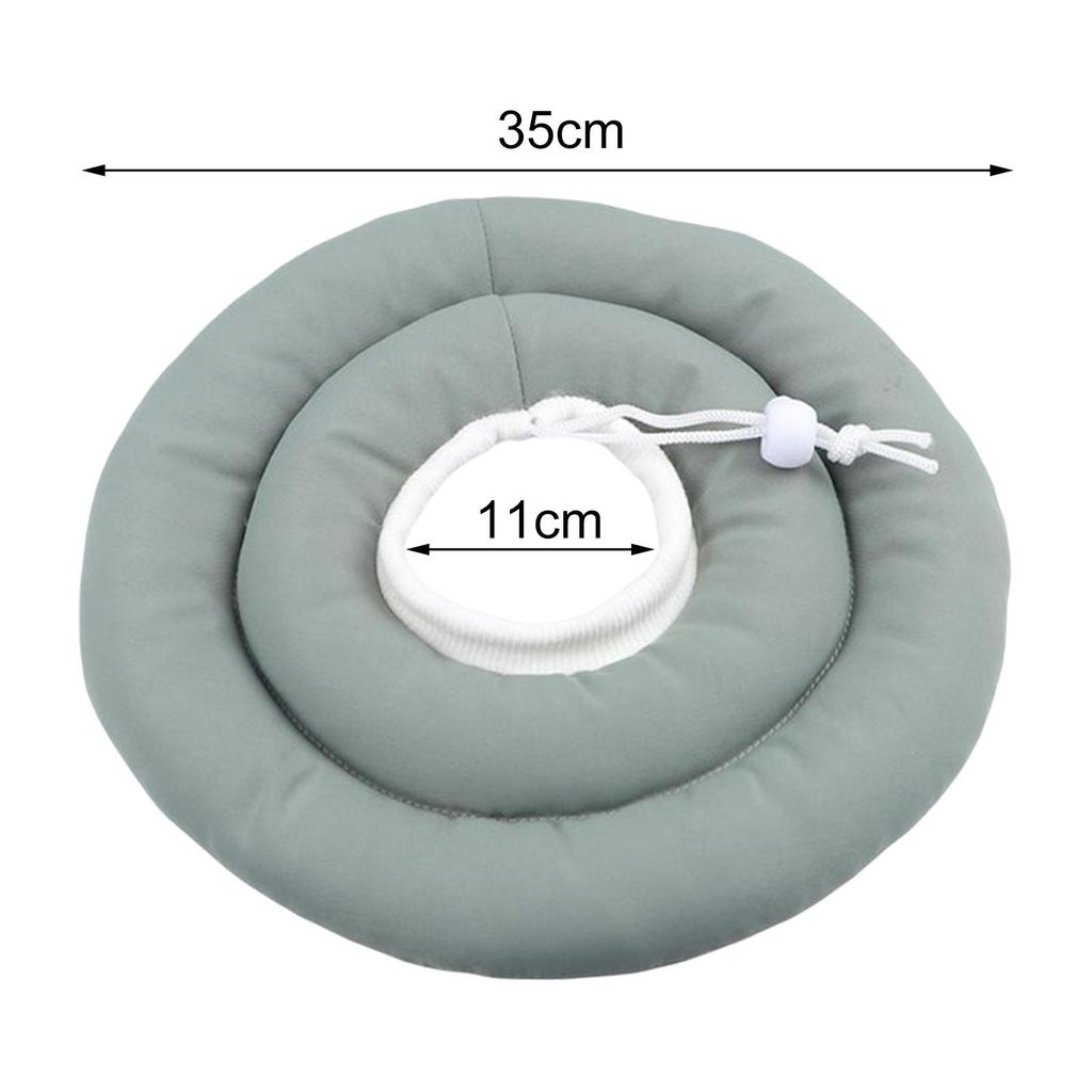 Adjustable Pet Recovery Collar Comfortable After Surgery Prevent from Licking Protective Neck Donut Cat Dog Cone Collar Soft