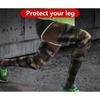 Genouillères de Football Basketball Genouillère Manchon de Jambe Support de Genou Protection Respirante Camouflage Respirant