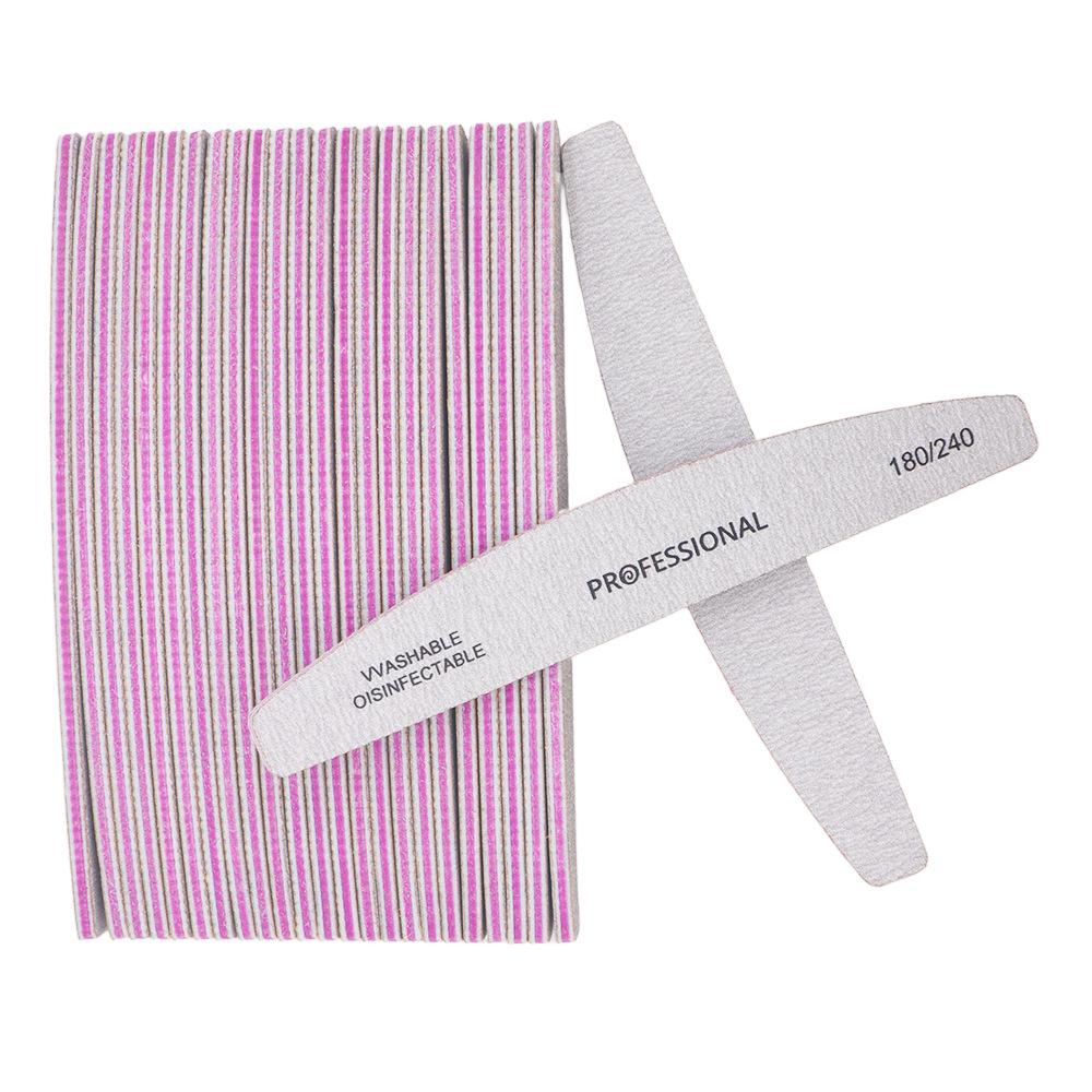 

Высококачественная профессиональная фиолетовая пилка-полумесяц - износостойкий инструмент для придания формы 17.8 x 2.8 x 0.4 cm