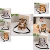 Adorable Plush Tiger Crossbody Bag For Kids Featuring Soft Short Pile Fabric Design