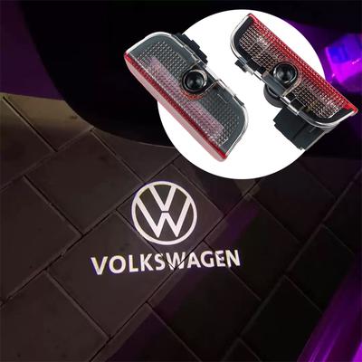 ABCD1 2PCS/Set For VW Passat Golf CC Touareg Scirocco Tiguan Variant B8 Car Door Light Logo Laser Projector Welcome Light