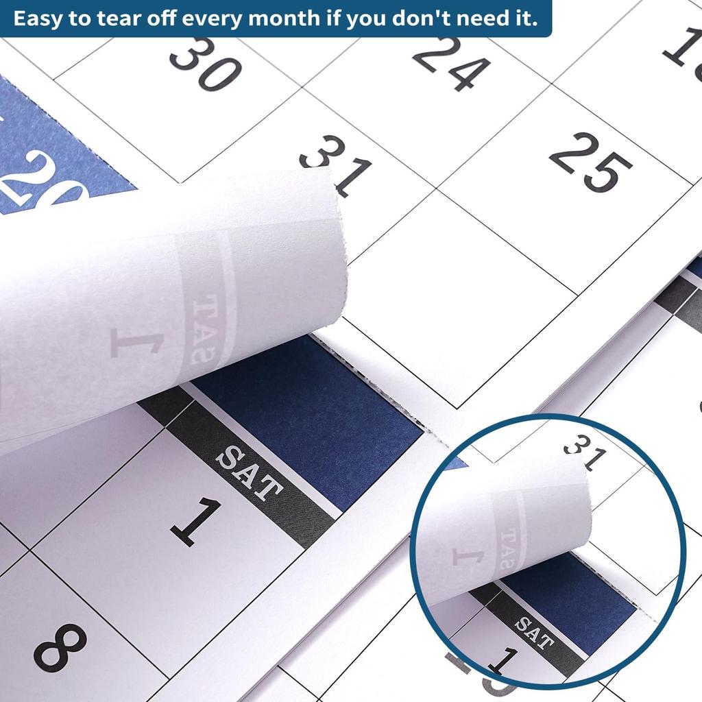 2026 Wall Calendar - 3 Month Wall Calendar Vertical 2026 (Folded In a Month), Dec.2025 - Jan.2027, 11" X 26", Calendar 2026, 3-Month Display Calendar