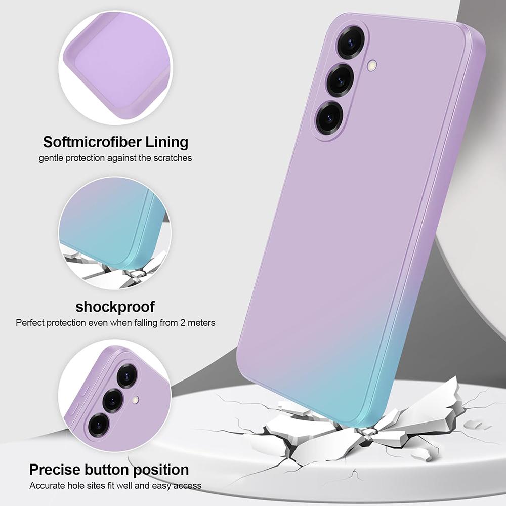 Samsung S25 Edge S24 S23 S21 S20 FE S22 Ultra Plus İçin Düz Kare Silikon Yumuşak Kılıf Lüks Mat Kapak Coque Fundas