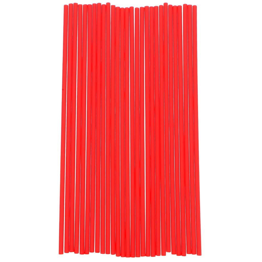 100 Pcs Red Extension Spray Can Tubes Plastic Replacement Nozzle Straws For Remover Lubricant Aerosol Sprayer Accessories Tool