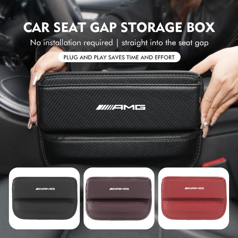 CSF1 Multifunction Car Seat Slit Gap Organizer For Mercedes Benz AMG C180 C300 W124 W176 W177 C200 C260 GLC CLE CLA
