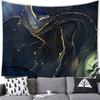 Silk-Textured Pigment Blending Digital-Printed Polyester Tapestries Living Rooms Bedrooms Macrame Wall Hanging Room Decor
