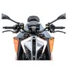 Rétroviseur de guidon Moto Miroir CNC Aluminium large noir