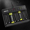Universal Rechargeable Portable 8 Slot Intelligent Battery Charger Fast Charging Dock Adapter