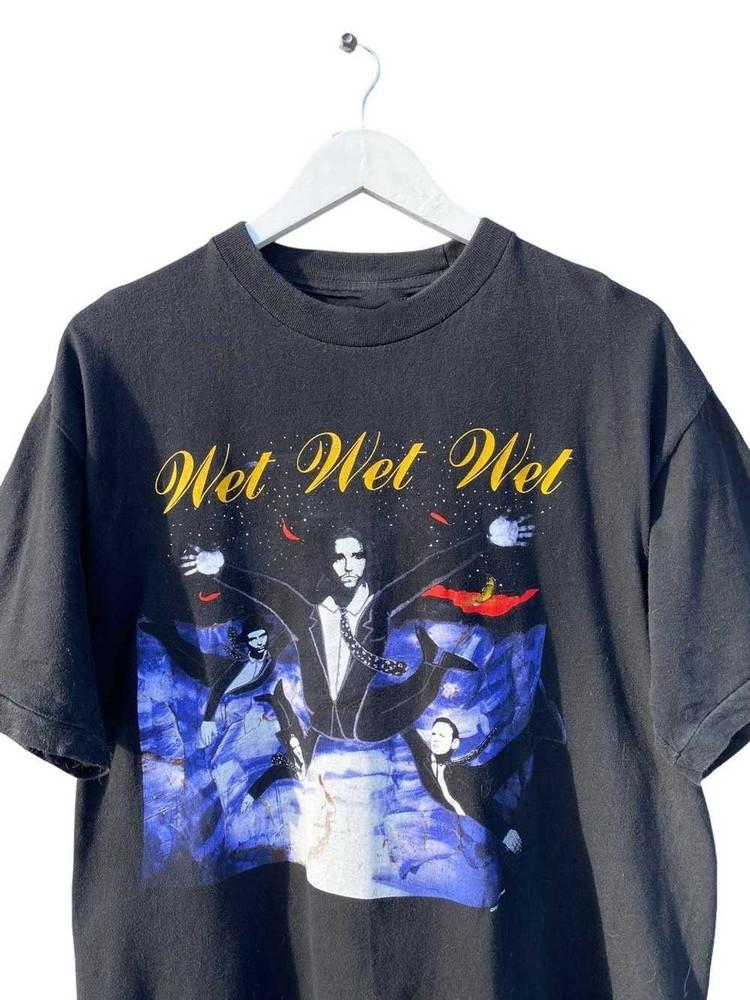 

Футболка с принтом Wet Wet Wet Band Hits Tour от S до 5XL NZ350 Унисекс XXL