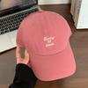 Casual Baseball Hat With Solid Color And Letter Embroidery Design For Daily