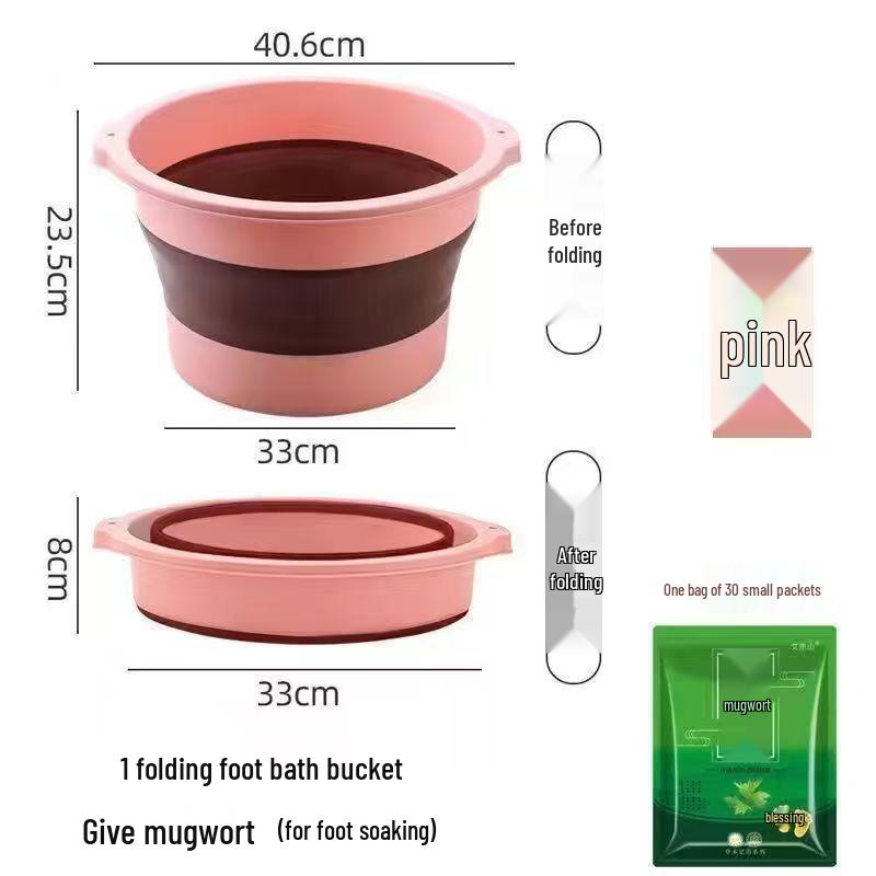 Přenosný izolovaný skládací umyvadlo na nohy pro zimu