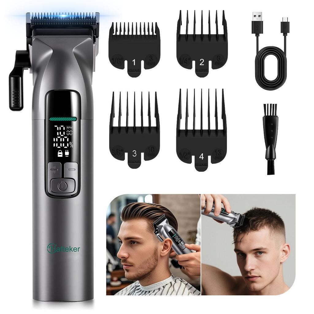 Hatteker Professional Hair Clipper with Digital Display HT-819