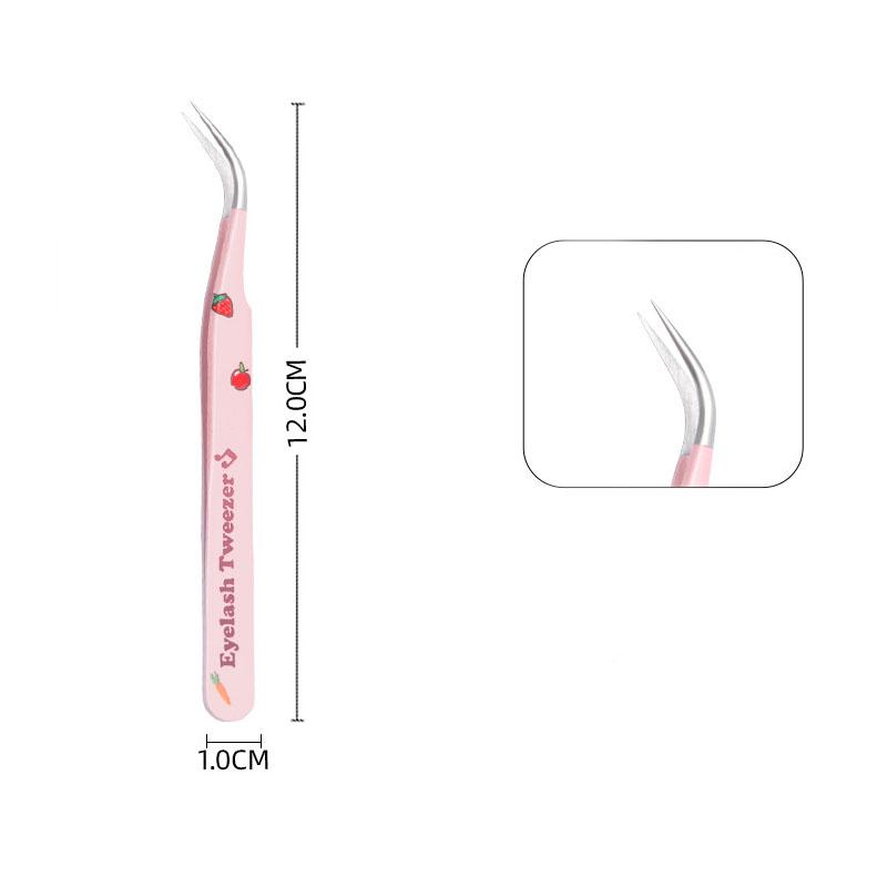 

6 типов пинцет для накладных ресниц, антистатический пинцет из нержавеющей стали, изогнутая полоска, 3D пинцет для наращивания ресниц, инструменты для макияжа