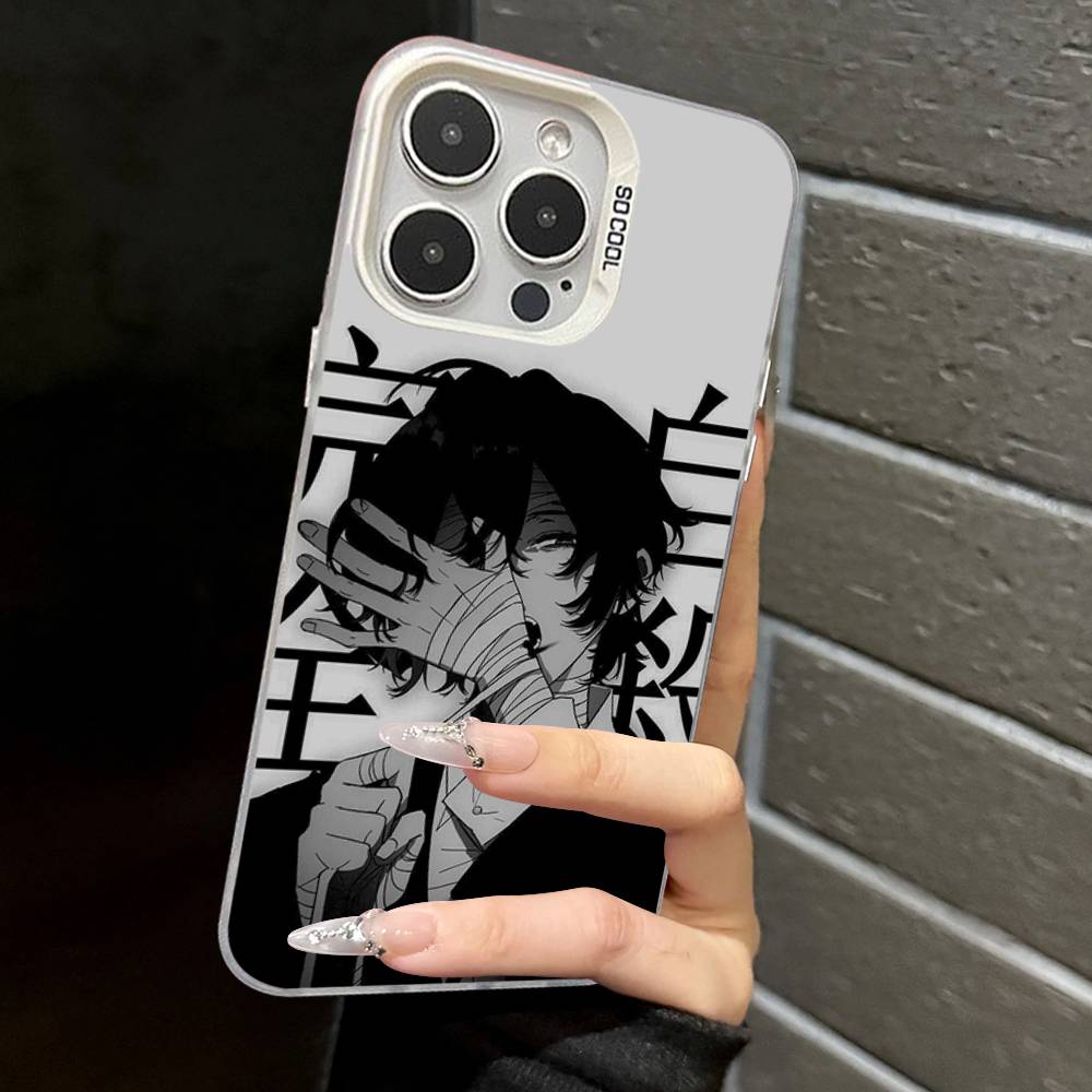 

Чехол для телефона Аниме Великий из бродячих псов Дазай Осаму Для iPhone 17 16 15 14 13 12 11 XS XR X Pro Max Plus Цветной Посеребренный Чехол iPhone 14pro max