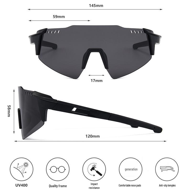 2024 Colorful Windproof Sunglasses for Cycling and Mountaineering
