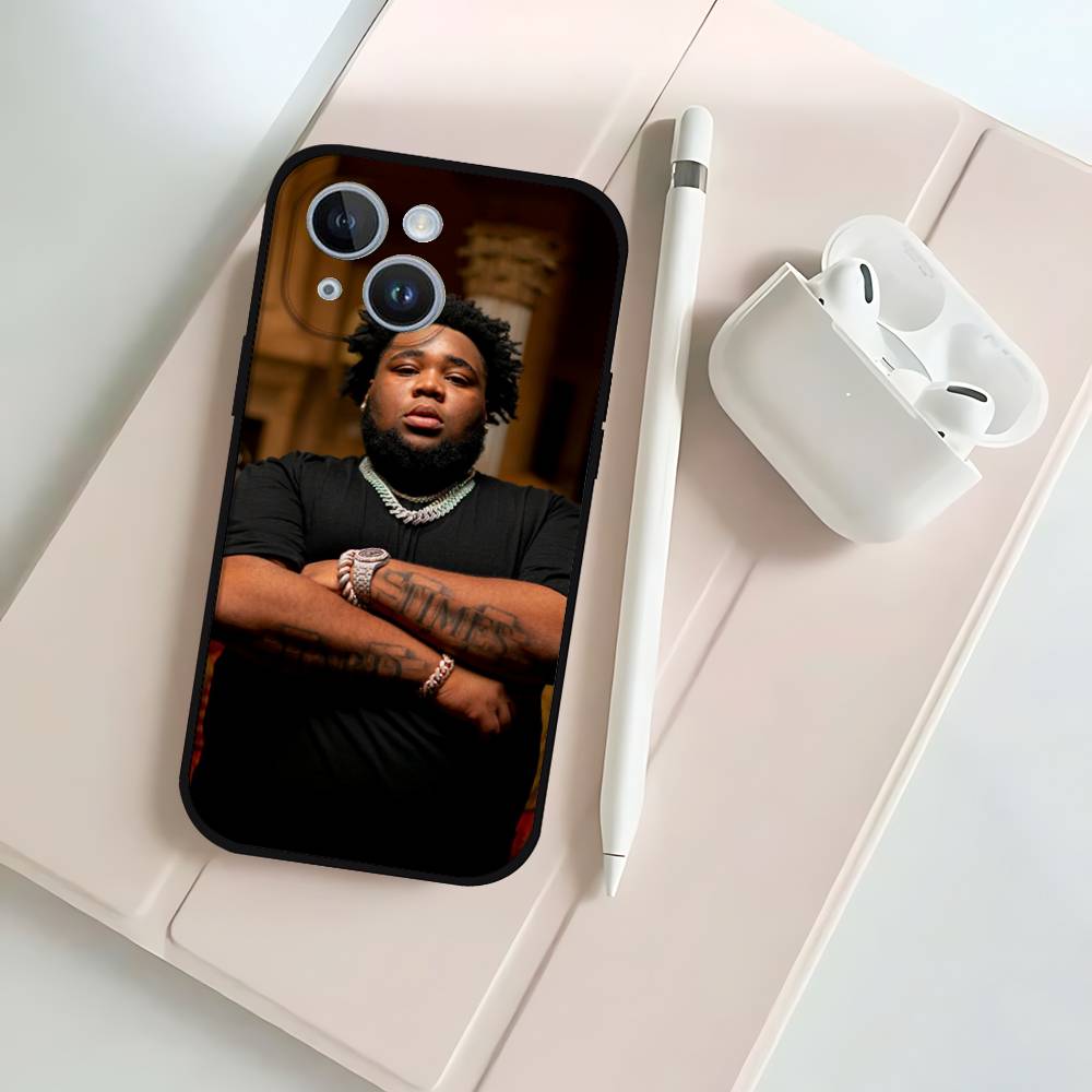 Rod Wave Rapper Phone Case For IPhone 17 16 15 14 13 12 11 X XR XS Plus Pro Max Mini Soft Black Cover