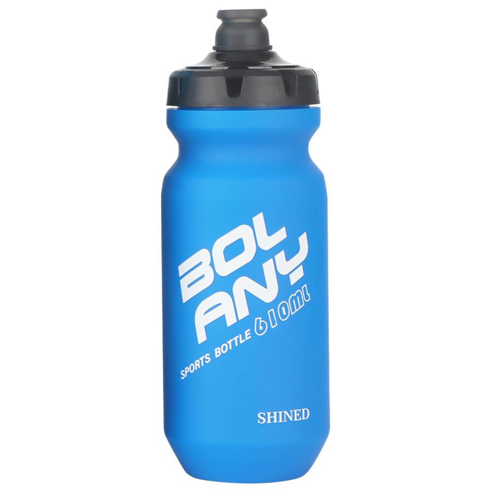 610ml Bicycle Water Bottle BPA Free Squeeze MTB Road Bike Water Bottle Portable Drink Cycling Water Bottle Cycling Equipment синий