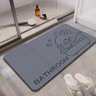 Cartoon Anime Badematten Badezimmerteppich Super Saugfähig Rutschfest Fußmatte Schnelltrocknend Badewanne WC Teppich Fußmatte Waschbar