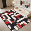 Modern Geometric Carpet Art Style Living Room Decoration Washable Luxury Rug Izable Non-slip Coffee Tables Mat Gaming Room