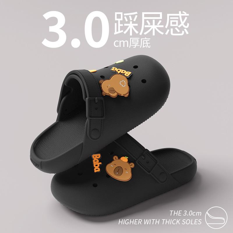 Cave Shoes for Women 2025 Summer Outdoor DIY Indoor Anti slip Outdoor Baotou Cave Slippers for Women
