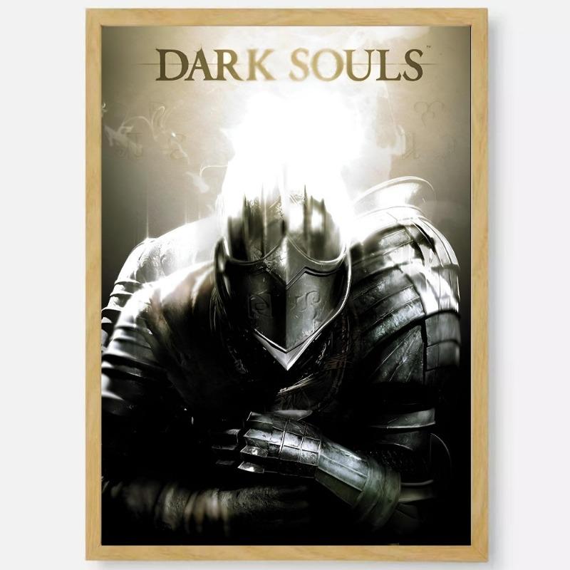 Gra D-Dark Souls 3 2 Plakat Sztuka HD samoprzylepny wodoodporny dom salon sypialnia bar estetyczna dekoracja