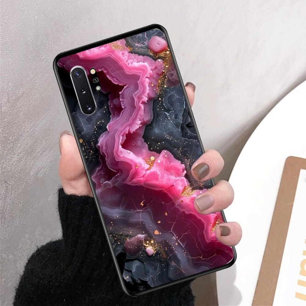 Marble Agate Pattern Phone Case For Samsung Note 8 9 10 20 Pro Plus Lite M 10 11 20 30 21 31 51 A 21 22 42 02 03