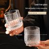 Retro Embossed High-End Whiskey and Beer Mug Glassware