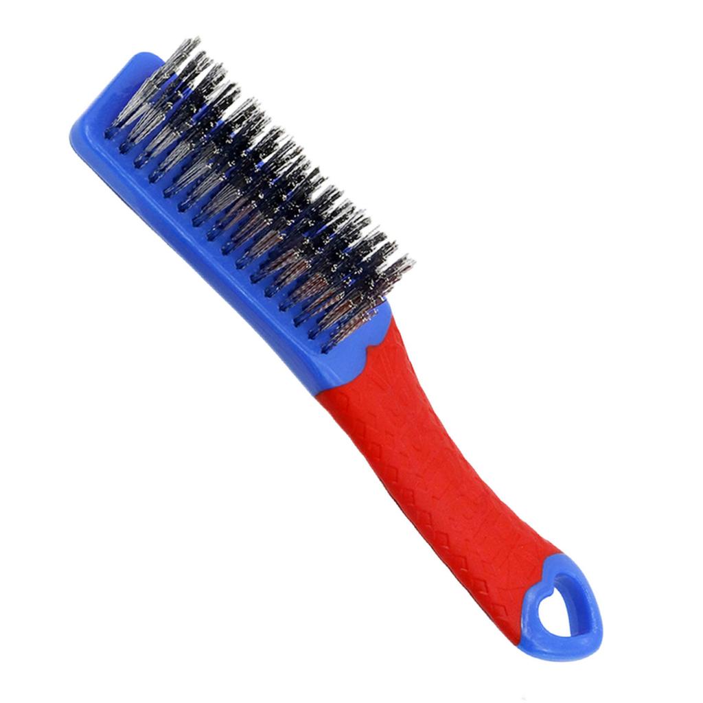 Metal Wire Brush For Rust Stains Oxidation Removal Home Automotive Polishing with Stainless Steel Bristles Cleaning Tool