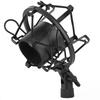Microphone Metal Shock Mount Holder Clip for 43‑50mm Diameter Condenser Mic Studio Recording