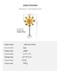 Metal Sunflower & Bee Wind Spinner: Creative Garden Windmill