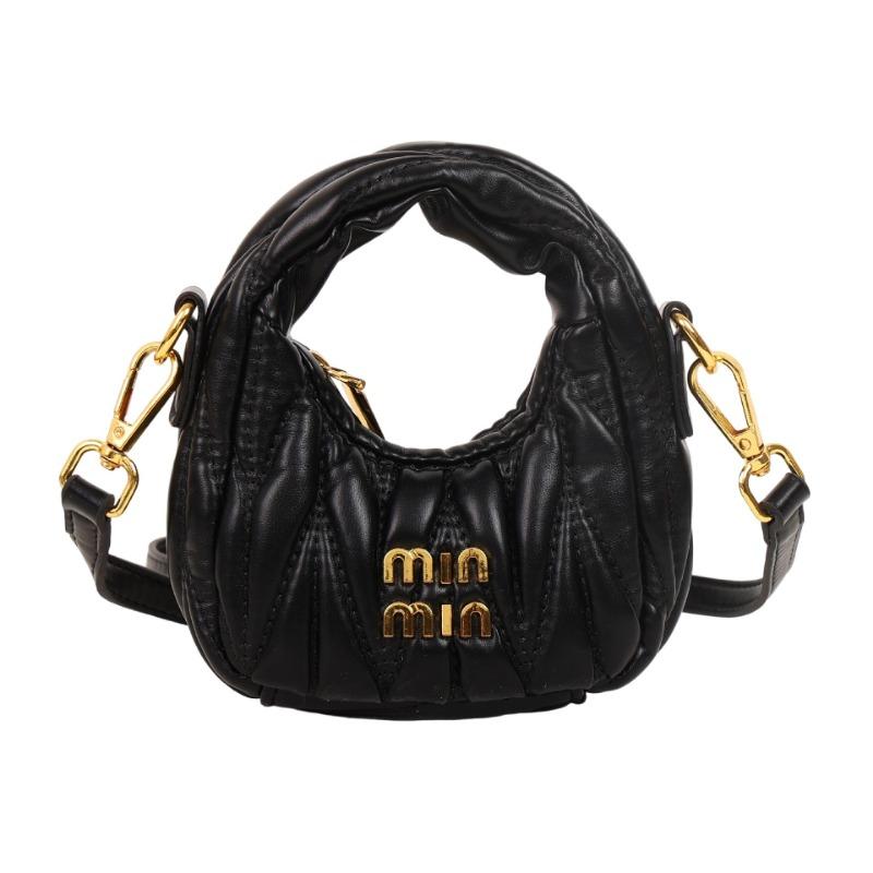 Torebka damska w kształcie półksiężyca z chmurkami, nowa torebka na ramię o prostej fakturze i wszechstronnym kroju, torba listonoszka