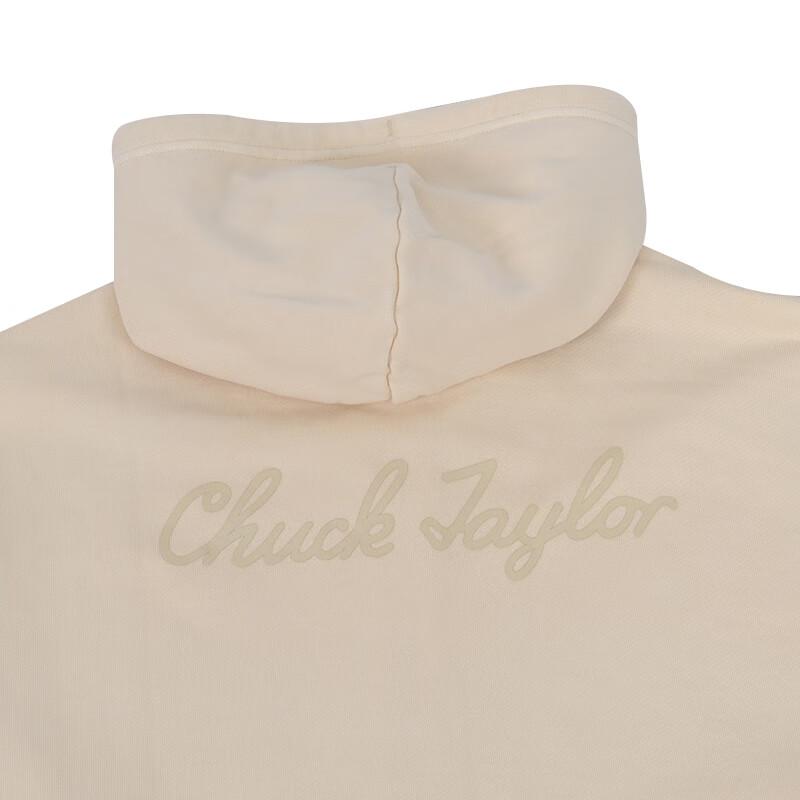 New Converse Sweatshirt Unisex Ecru 10026669-A03