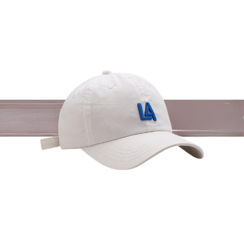 Baseball Hat Women's Versatile Embroidered Trendy Baseball Cap Men's Face Showing Small Simple Sun Hat