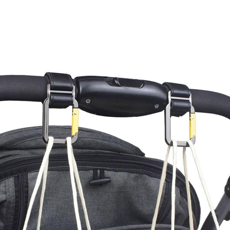 Adjustable Strollers Hook Practical Adjustable Strollers Organizer PU Strap For Diaper Bags And Groceries