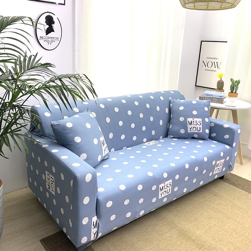 Printed Stretch All-Inclusive Sofa Cover Washable Stretch Sofa Dustproof Jacket Sofa Slipcover
