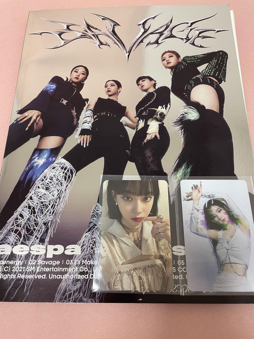 

[USED] aespa SAVAGE CD Album Winter Karina with Trading Card