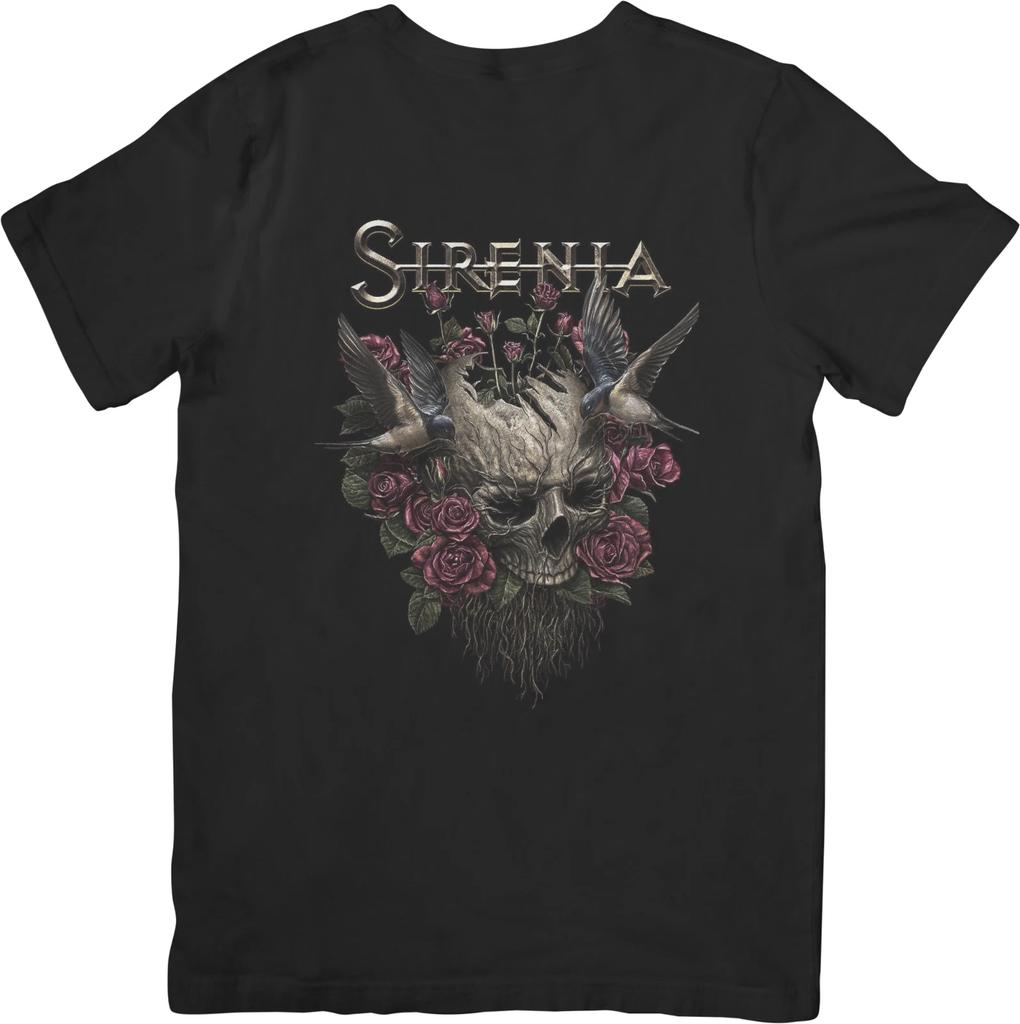 Sirenia Heavy Metal Music Fit for Men & Women Quality Cotton T-Shirt Black