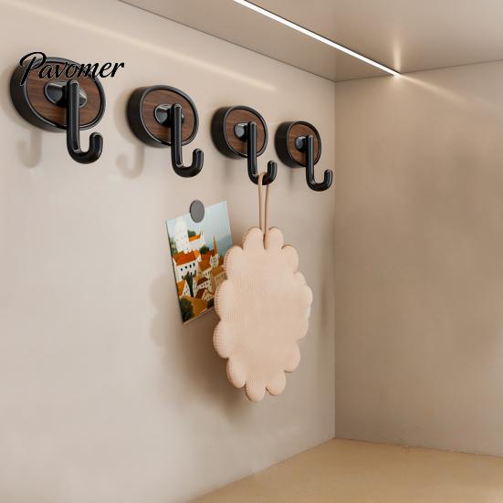 Decorative Storage Hook Adhesive Hook, Load-Bearing Wall Hanger, with High-Adhesive Backing Heavy Duty Retro Style for Bathroom Kitchen Entrance Hall