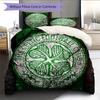 Celtic Football Club  Pattern Bedding Quilt Set  Home Decoration  Gift (1 * duvet cover + 2 * pillowcase  without core)