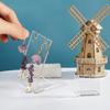 10pcs Acrylic Jewelry Storage Rack, Multi-purpose Necklace Earrings Gift Packaging, Suitable for Mall Counters Exhibition Display Racks