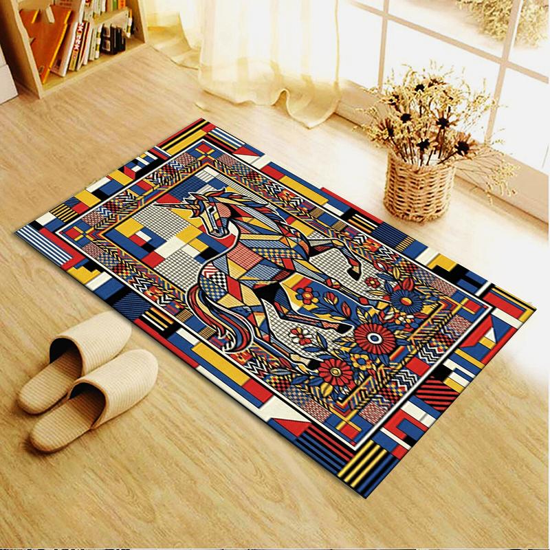 2025 New Unicorn Animal Carpet Rug for Living Room Bedroom Home Sofa Decoration,Kids play Non-slip Floor Mat129