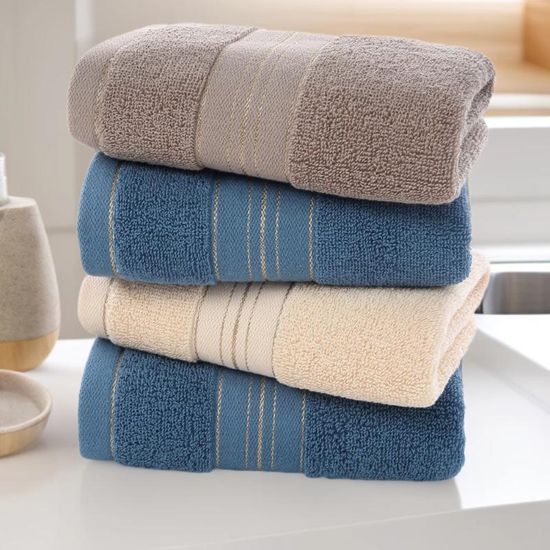 Soft & Thick Pure Cotton Towel - Absorbent & Quick-Dry for Face & Bathing